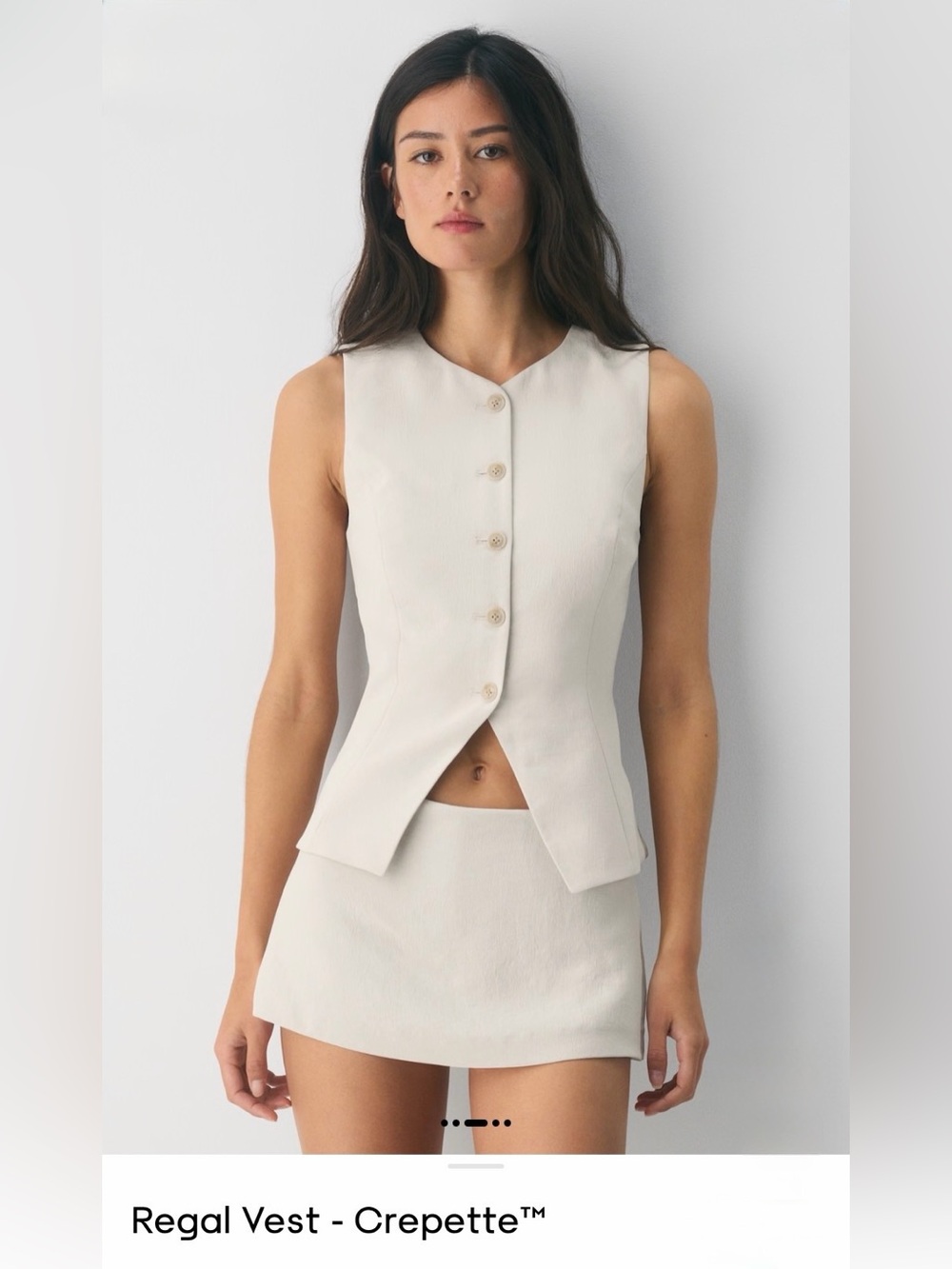 Regal Vest - Crepette™ in Brown